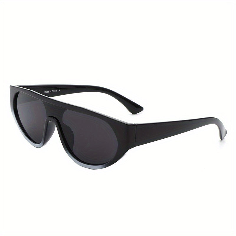 Y2K One piece Sunglasses For Women Men Mod Outdoor UV400 Sun Shades