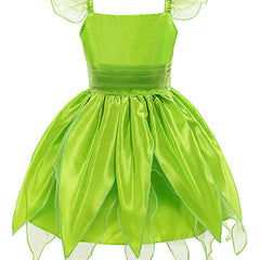 Green Princess Skirt Kids Birthday Christmas Party
