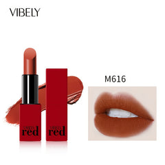10 Colors Matte Velvet Red Lip Gloss Long Lasting Lipstick Gift