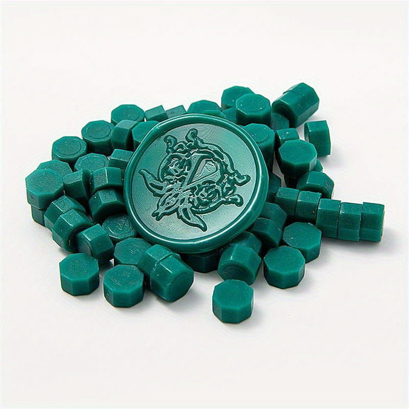 100pcs 35g Wax Sealing Stamps Beads Kit with Storage Bag