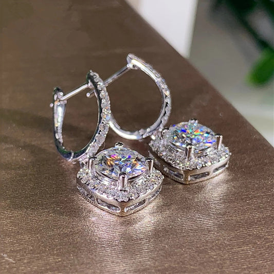 Silver Drop Earrings for Women