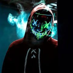 LED Shining Mask Halloween ELMASK Carnival Props