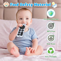 Silicone Remote Control Shape Teething Toy for Boys and Girls