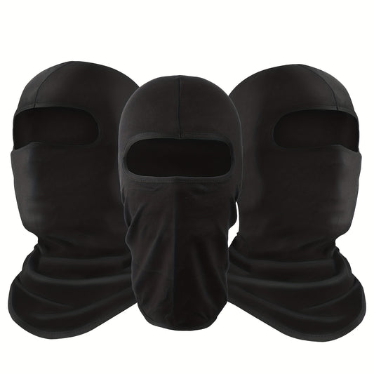 3pcs Breathable Balaclava Mask Scarf UV Protection for Bike Riding