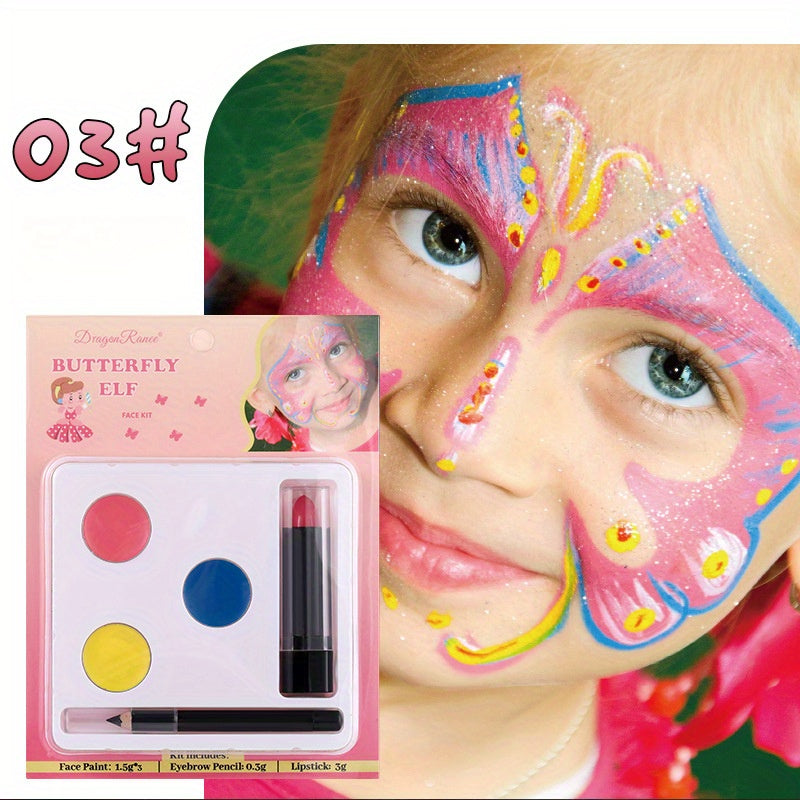 5pcs Halloween Makeup Water Soluble Paint Pigment Sweat Resistant