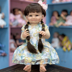 Simulative Reborn Doll Full Vinyl Baby Doll Girl Dolls