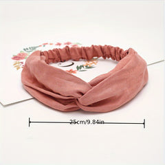 Boho Twist Knotted Headband for Women