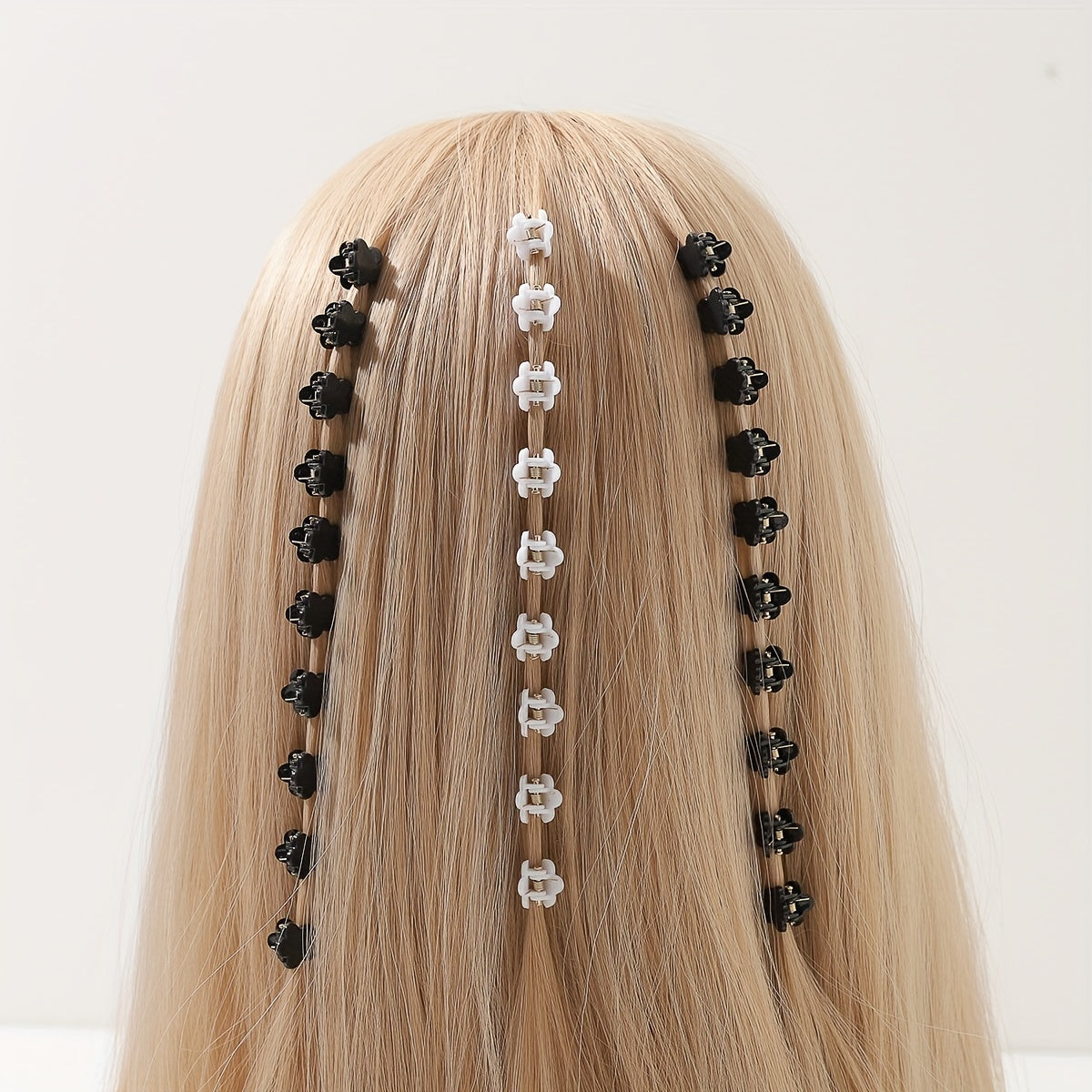 100pcs Mini Star Shape Hair Claw Braid Hair Clip Hair Accessories