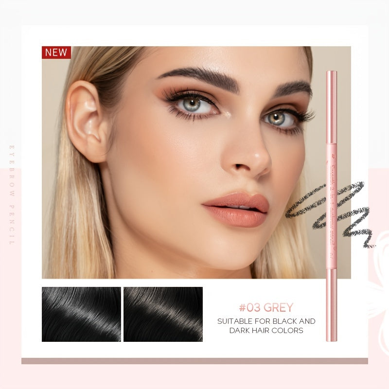 Waterproof Eyebrow Pencil Long Lasting Makeup Light Brown Dark Brown Grey