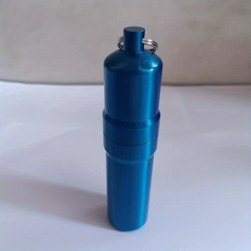 Metal Cigarette Can Waterproof Key Ring Outdoor Portable Sealed Cigarette Can