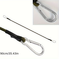 Heavy Duty Elastic Bungee Cords 8mm Carabiner Clips Tarpaulin Waterproof