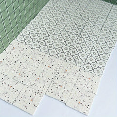Mini Wood Floor Decoration with Mixed Patterns for Dollhouse