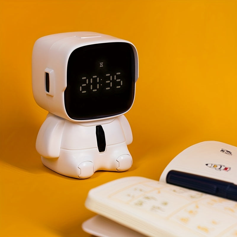 Big Head Smart Robot Alarm Clock For Kids