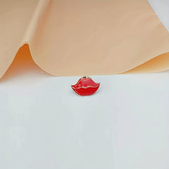 Red Lip Pin Badge Romantic Couple Party Gift