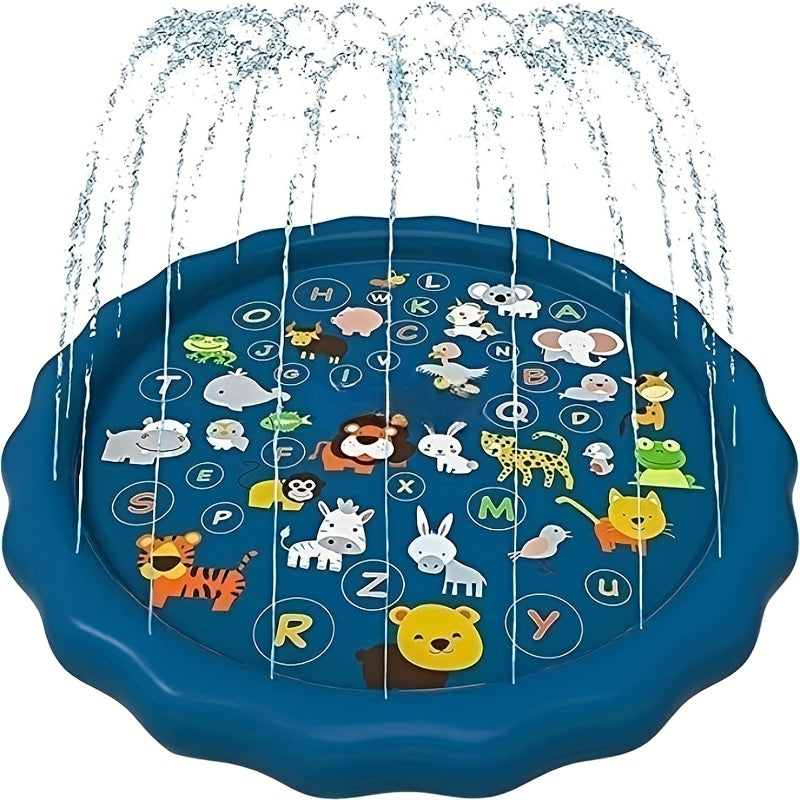 3-in-1 Kids' Splash Pad Wading Pool 172 cm Outdoor Water Toy