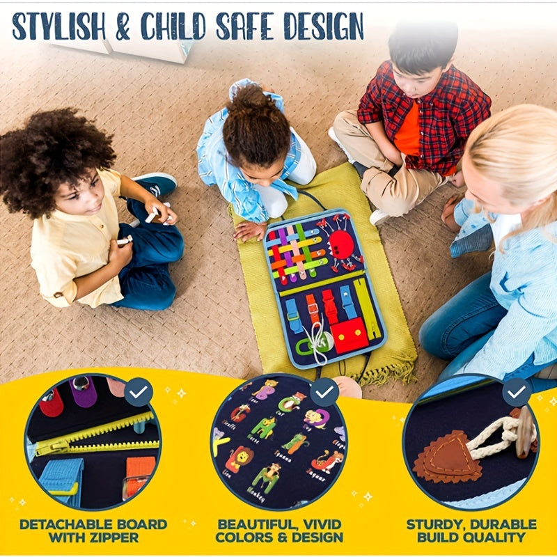 Busy Board DIY Action Puzzle Toy for Kids