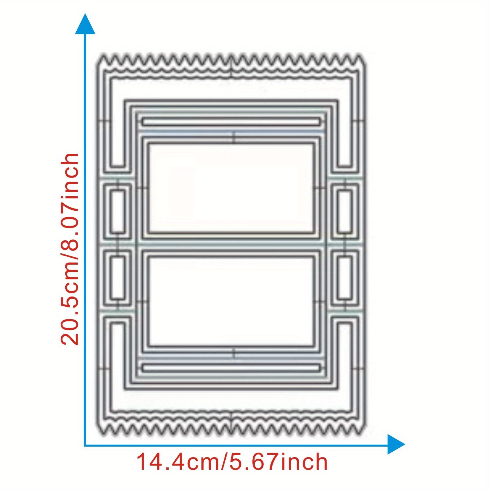 1pc Metal Cutting Mould Frame Templates for Card Making Scrapbooking DIY