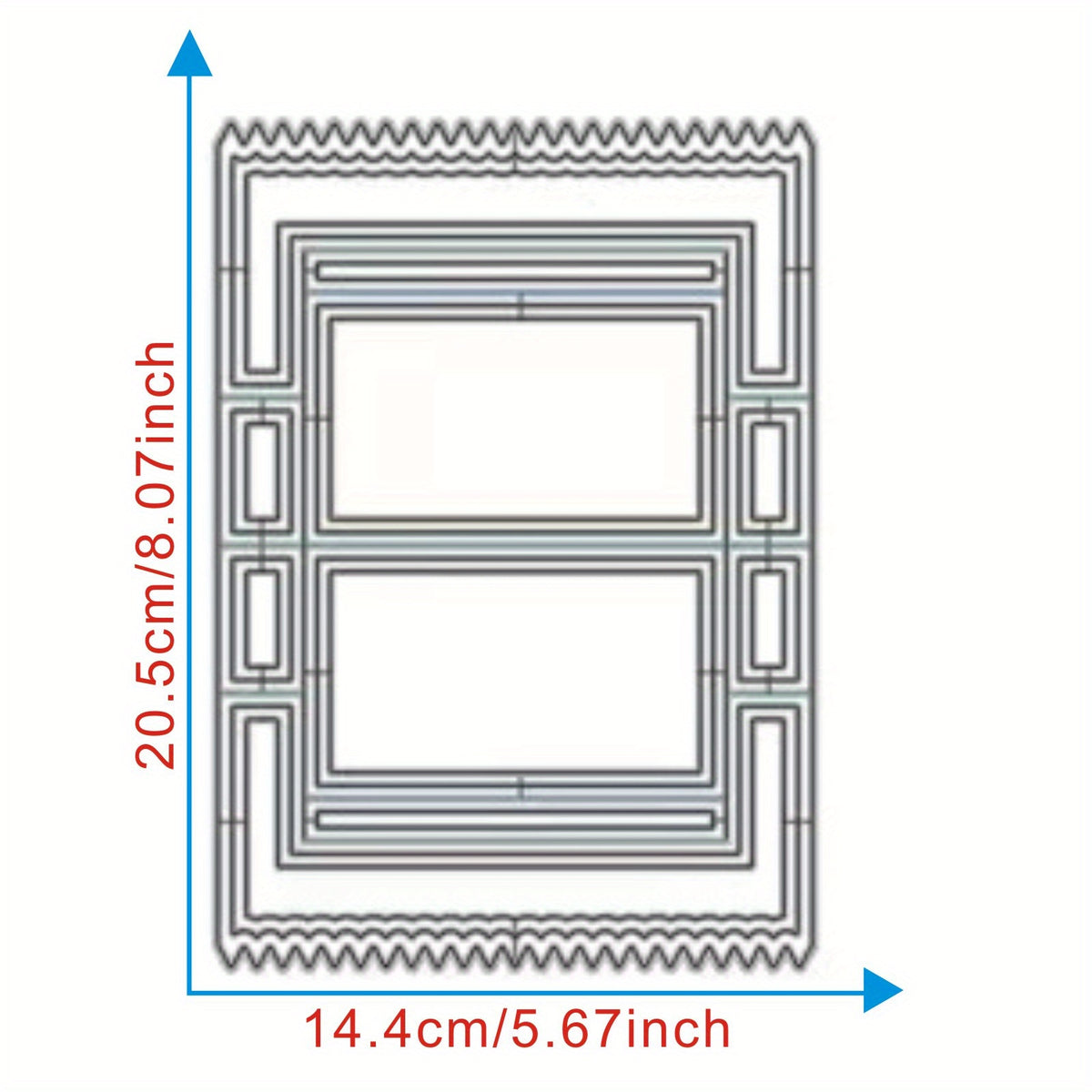 1pc Metal Cutting Mould Frame Templates for Card Making Scrapbooking DIY