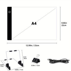 LED Light Box For Tracing Pad USB Powered Light Board