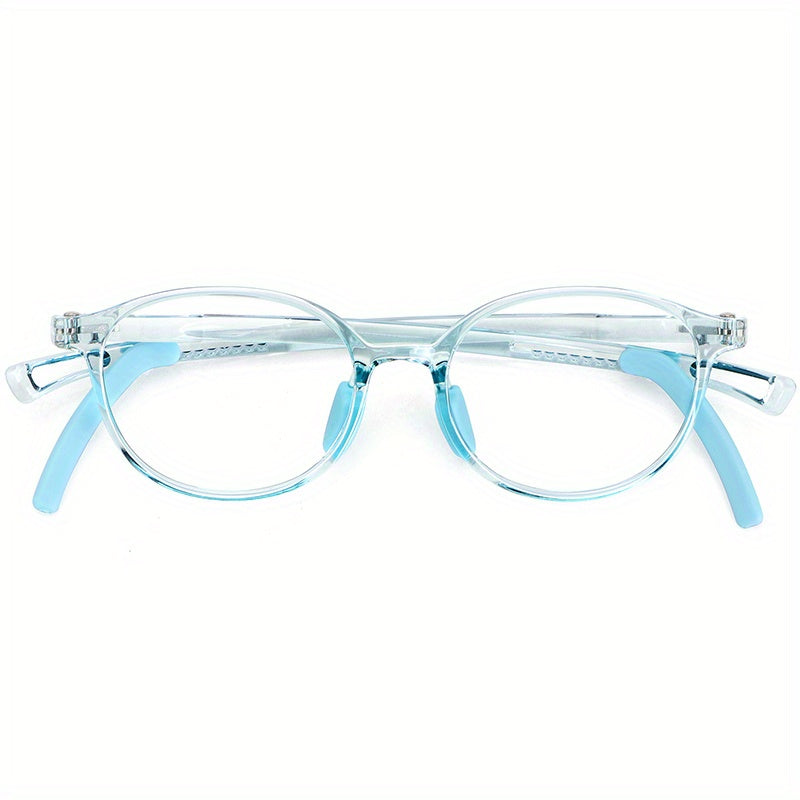 Light Blocking TR90 Frame Glasses UV Anti Eyestrain Sports Glasses Boys