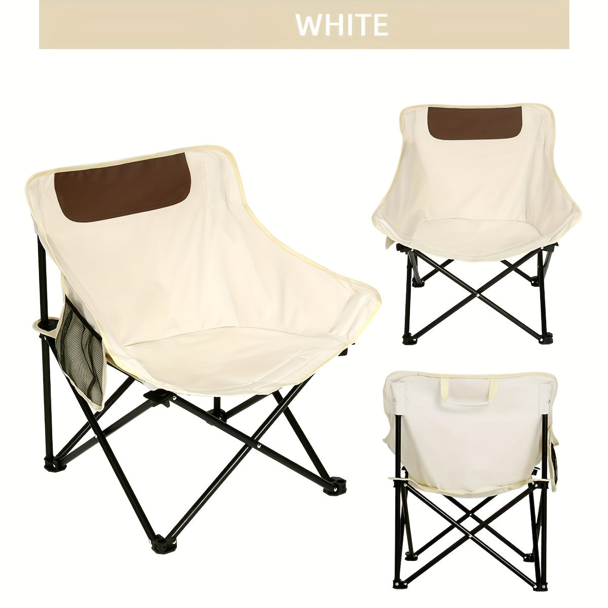 Portable Folding Moon Chair for Camping Picnic Beach