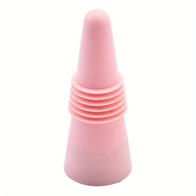 4pcs Silicone Wine Stoppers for Red Wine Champagne Beer DIY Bottle Stoppers