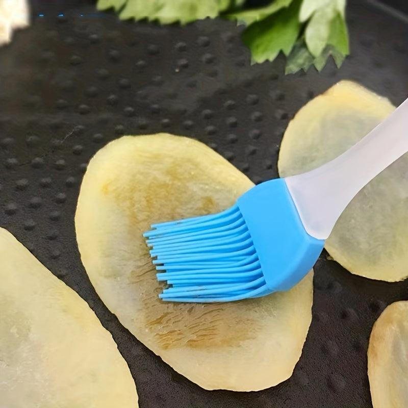 6pcs Silicone Portable Barbecue Baked Food Brush Kitchen Pancake Brush