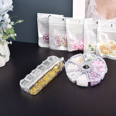 Transparent Plastic Storage Box Jewelry Organizer Case