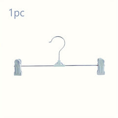 Space Saving Skirt & Pants Hangers With Clips Plastic Hangers