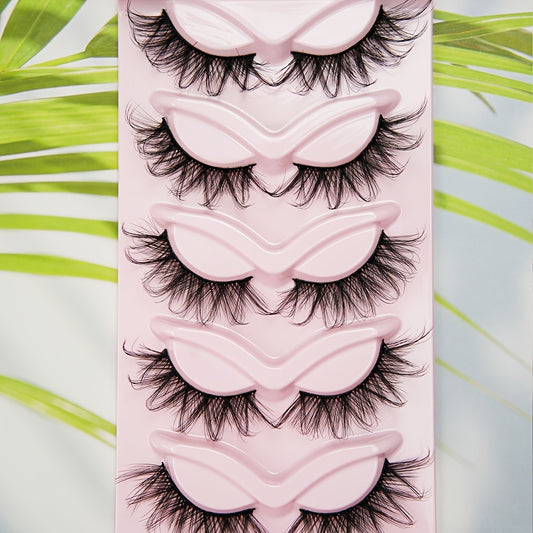 5 Pairs Charming False Eyelashes for Eye Makeup