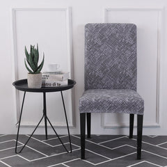 Geometric Printed Chair Cover Spandex Stretch for Dining R