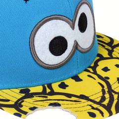 Big Eye Embroidery Baseball Cap Ripped Snapback Hat Hip Hop Sun Hats