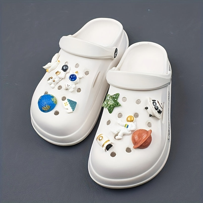 Astronaut Shoe Charms for Clogs DIY Shoes Accessories