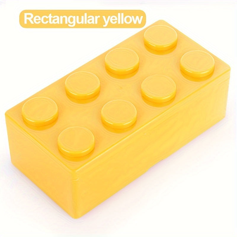 Building Block Shape Storage Box Stackable Desktop Stationery Storage Box