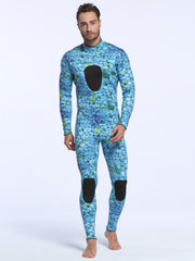 Men's 3mm Neoprene Camo Diving Wetsuit