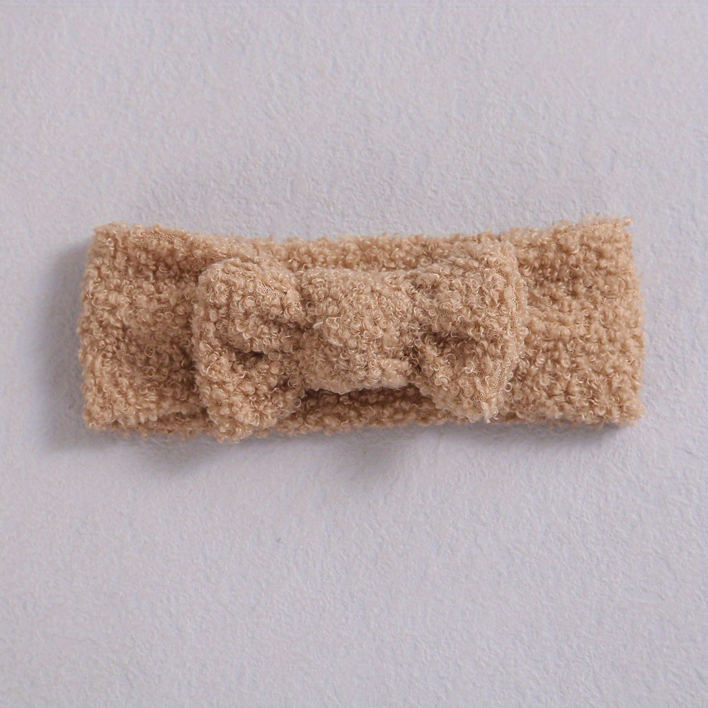 Plush Bow Headband Hairband Hair Accessories For Girls