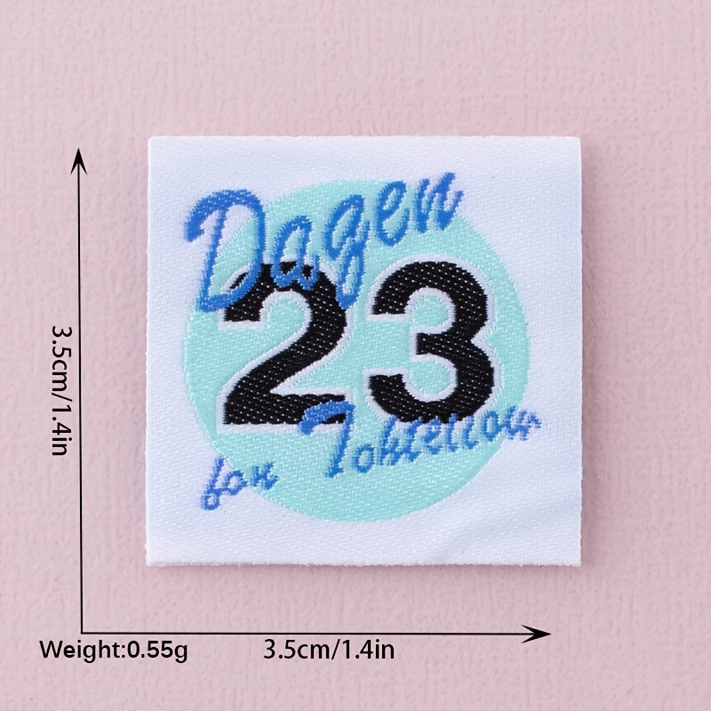 3PCS 3D Printing Letter Style Cloth Stickers For Girls Children