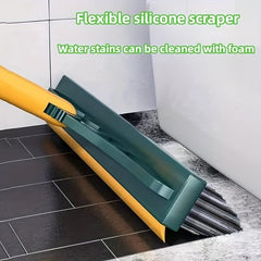 Versatile Long Handle Brush for Cleaning Bathrooms, Kitchens, Decks, Tubs, Walls
