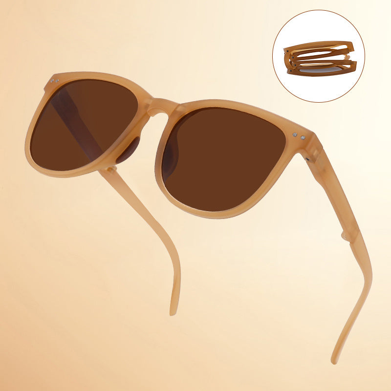 1pc Polarized UV Protection Folding Ladies Sunglasses