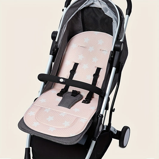 Pink Star Stroller Seat Cushion for Hanging Out