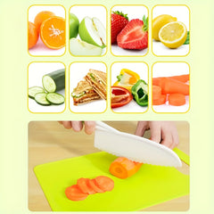 8pcs Kids' Cook Set with Scissors Pretend Play Kitchen Tool Set