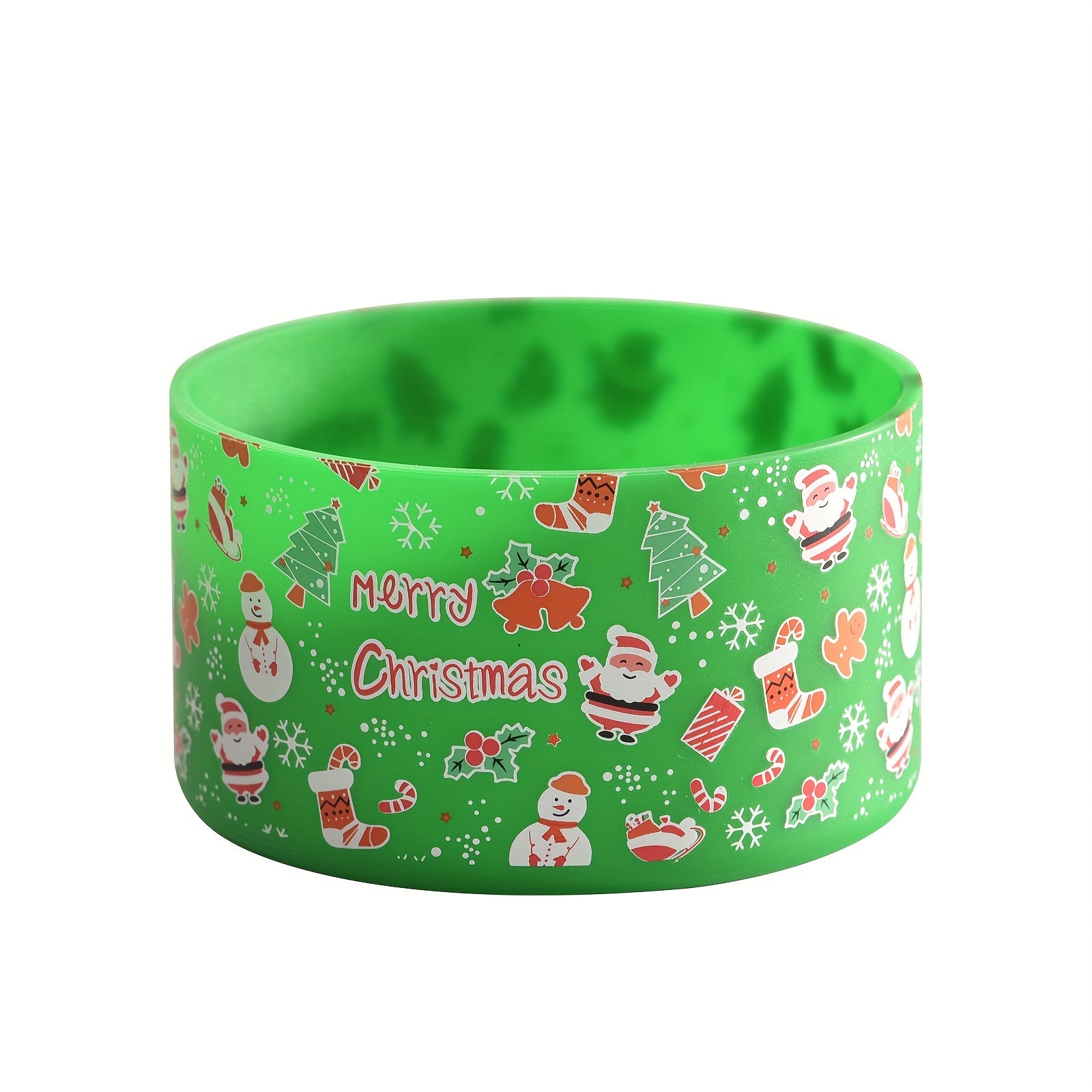 Christmas Silicone Cup Sleeve for 30oz 40oz Tumbler Non-slip Cup Bottom Cover