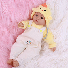 FUBCGS 16 Reborn Doll with Deer Hat & Sweater - Festive Gift Item