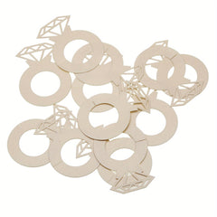12pcs Diamond Ring Table Card Cup Card for Wedding Party