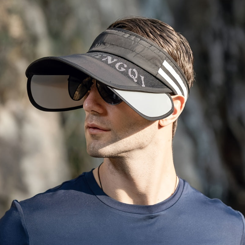 Mens Space Ceiling Sunshade Hat Summer Sunscreen Cycling Sunshade Hat