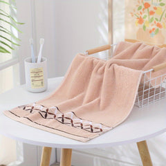 3pcs Embroidered Hand Towel Soft Breathable Face Towel Absorbent Towel