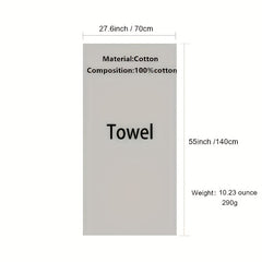 Soft Absorbent Bath Towel Lightweight 27.6x55i