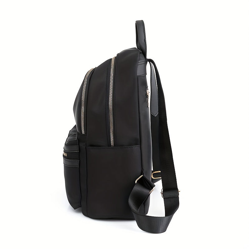 Casual Solid Backpack Preppy Style School Bag Daypack