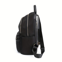 Casual Solid Backpack Preppy Style School Bag Daypack