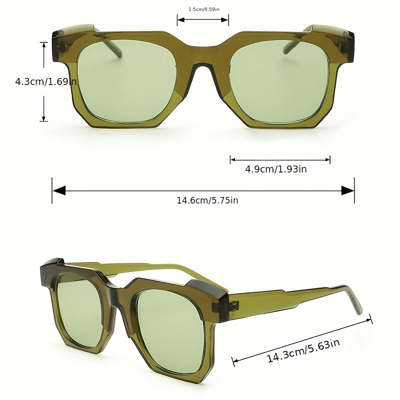 Y2K Punk Style Sunglasses Solid Outdoor Eyewear UV400